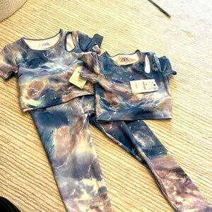 Zara NWT workout set. Leggings and top.